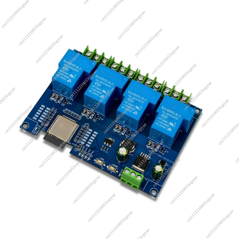 Smart Home Automation Kit - ESP32E Entwicklungsboard 4-Kanal 30A Relaismodul, WLAN