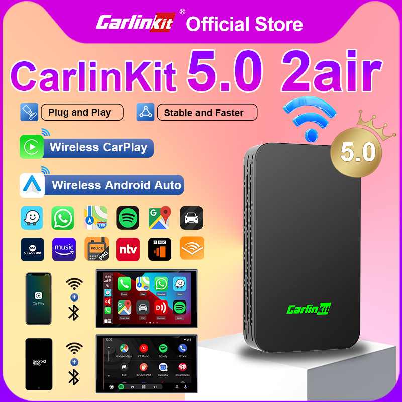 Wifi Smart Plug - CarlinKit 5.0 Kabelgebundene zu Kabellose Android