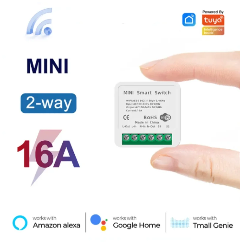 Smart Home Automation Kit - Tuya mini 16a wifi schalter smart