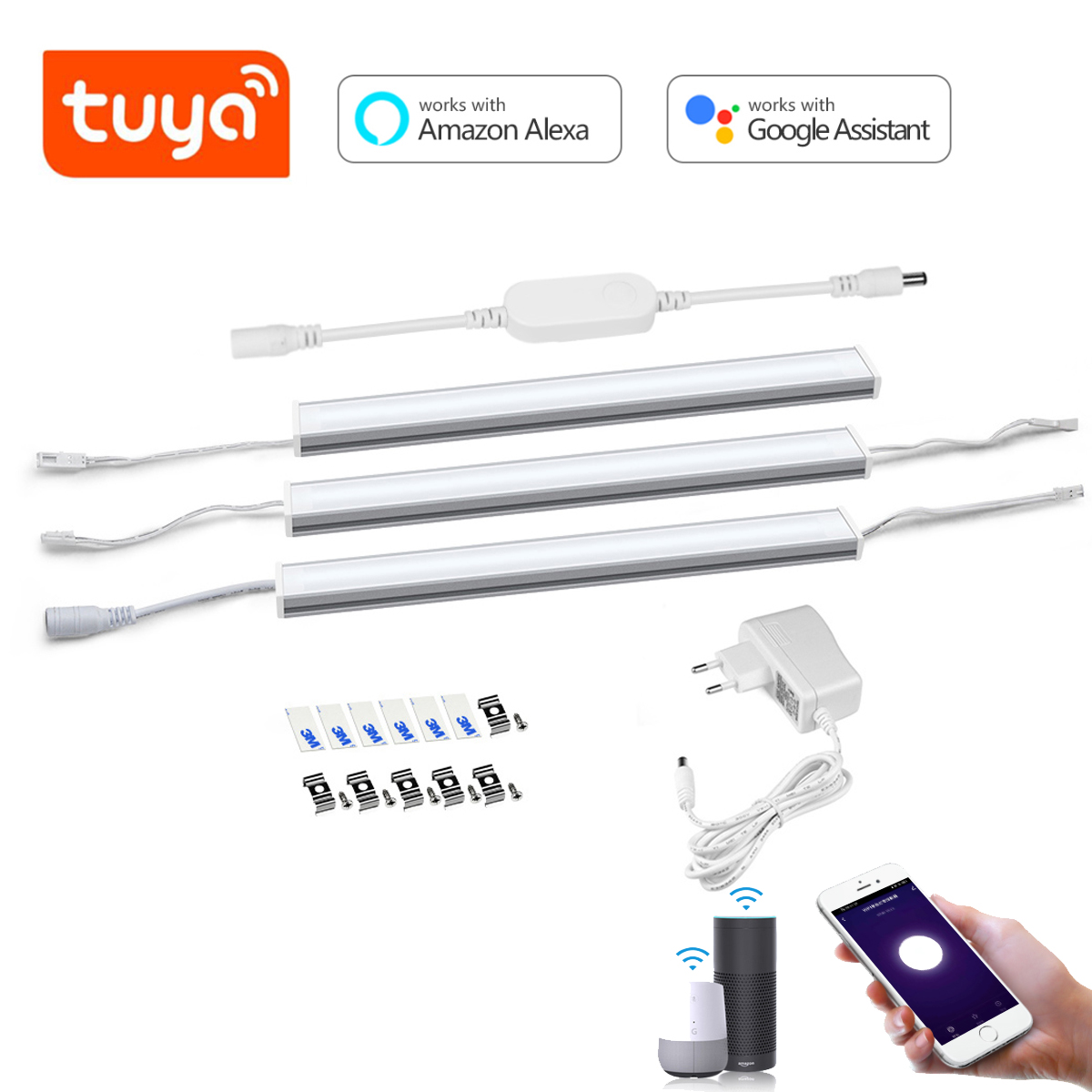 Smart Light Switch Wifi - Smart Tuya Wifi Aluminium Bar LED