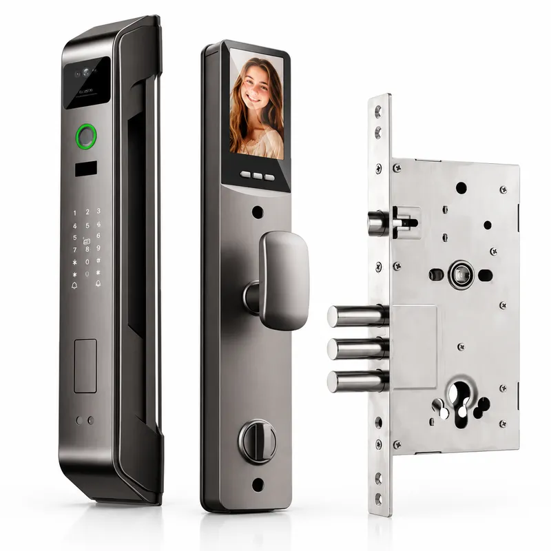 Smart Door Lock Wifi - Russisches Split 8560 Smart Fingerabdruck-Türschloss mit