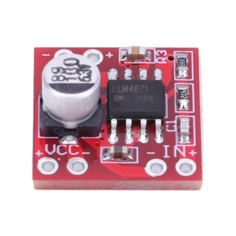 Electronics Project Kit - LM4871 Einkanal-Verstärkerplatine 3W Sprachverstärkermodul DC 3V-5V