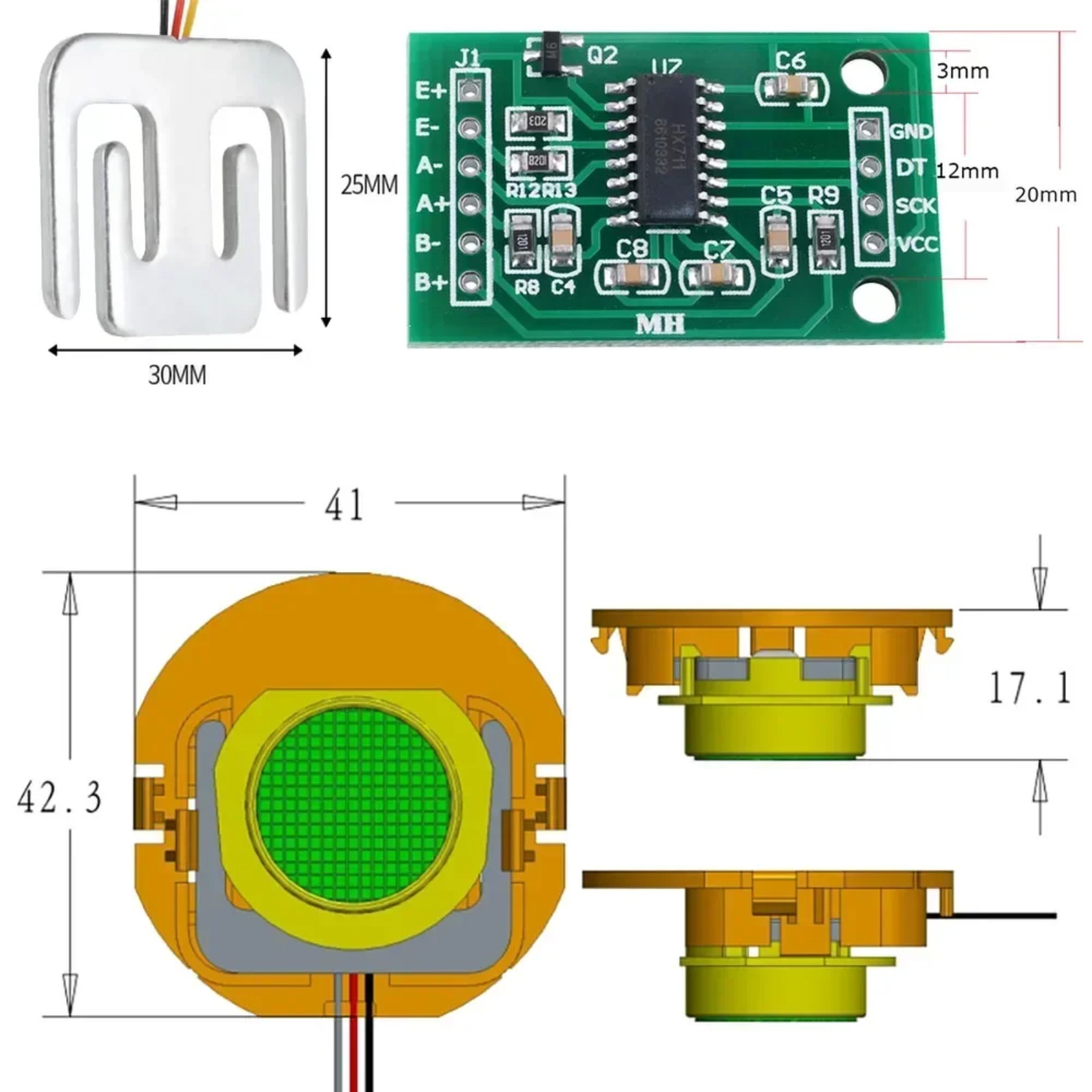 DIYmall 50KG Wägezellen-Gewich – Sensor Kit Arduino Bewertung und Preis