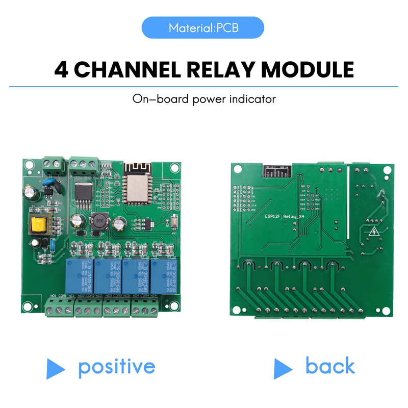 ESP8266 Drahtloses WLAN 4-Kana – Esp8266 Relay Module Bewertung und Preis